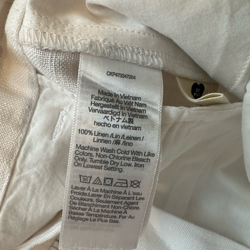 Madewell Harlow wide leg linen pants, size 2 EUC - Picture 5 of 7